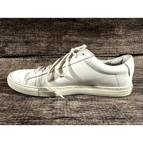 Oliver Cabell Low 1 off-White Mens Italy Leather Shoe sneaker Size 42, US 9 - Picture 7 of 10